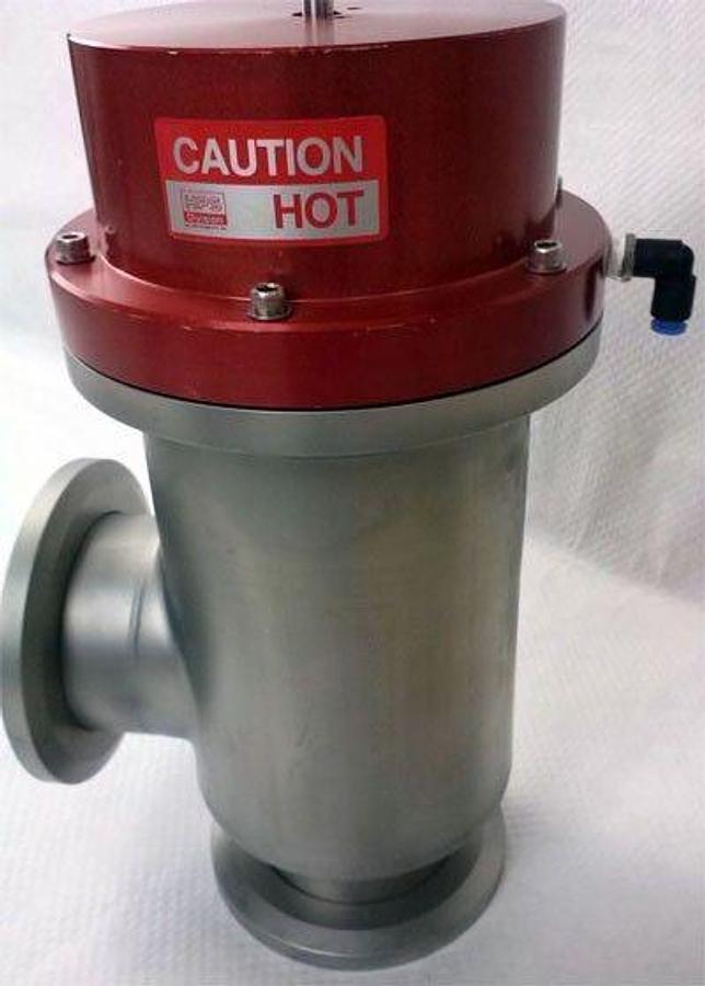 Used TEL Single Stage Right Angle Heated Vacuum Valve NW80, Used