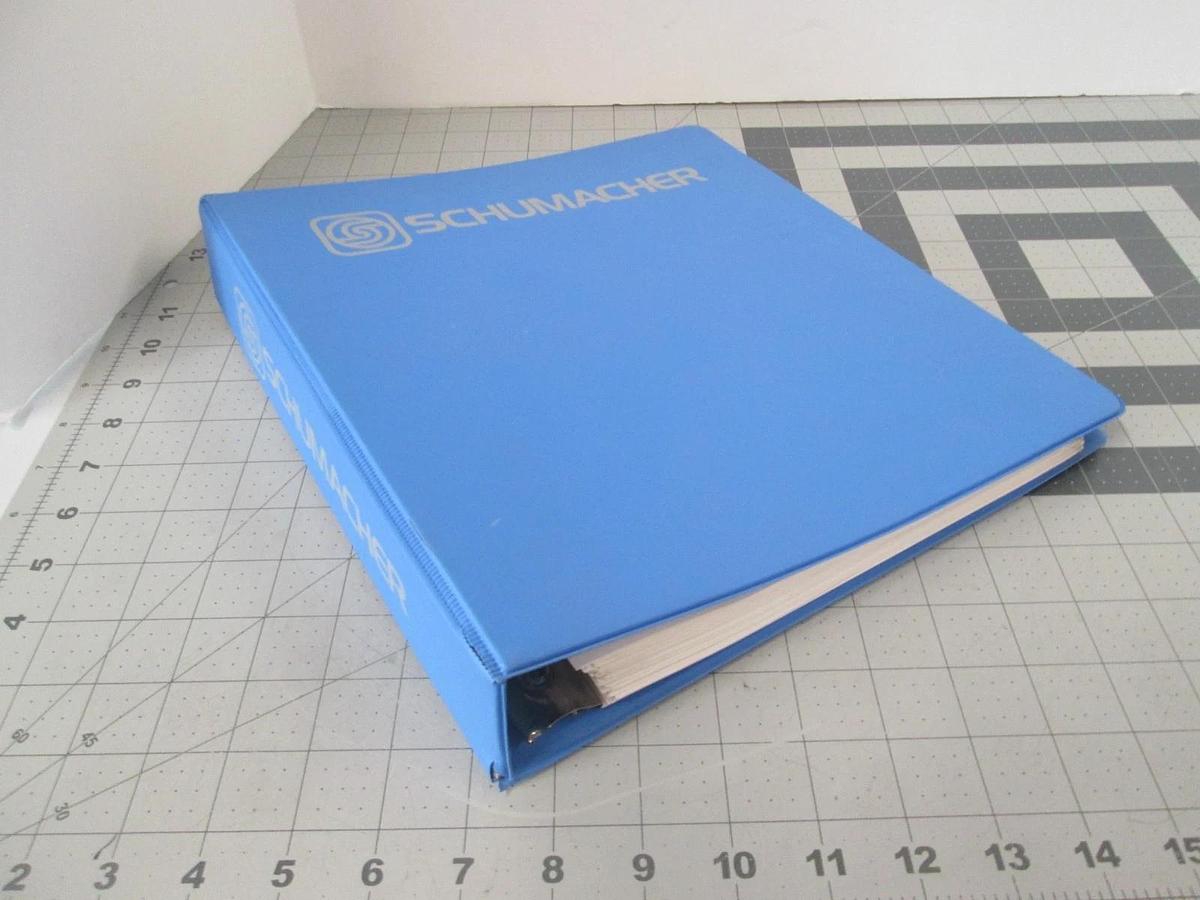 Used Schumacher, ChemGuard-BCD, Bulk Chemical Delivery System Manual, Used