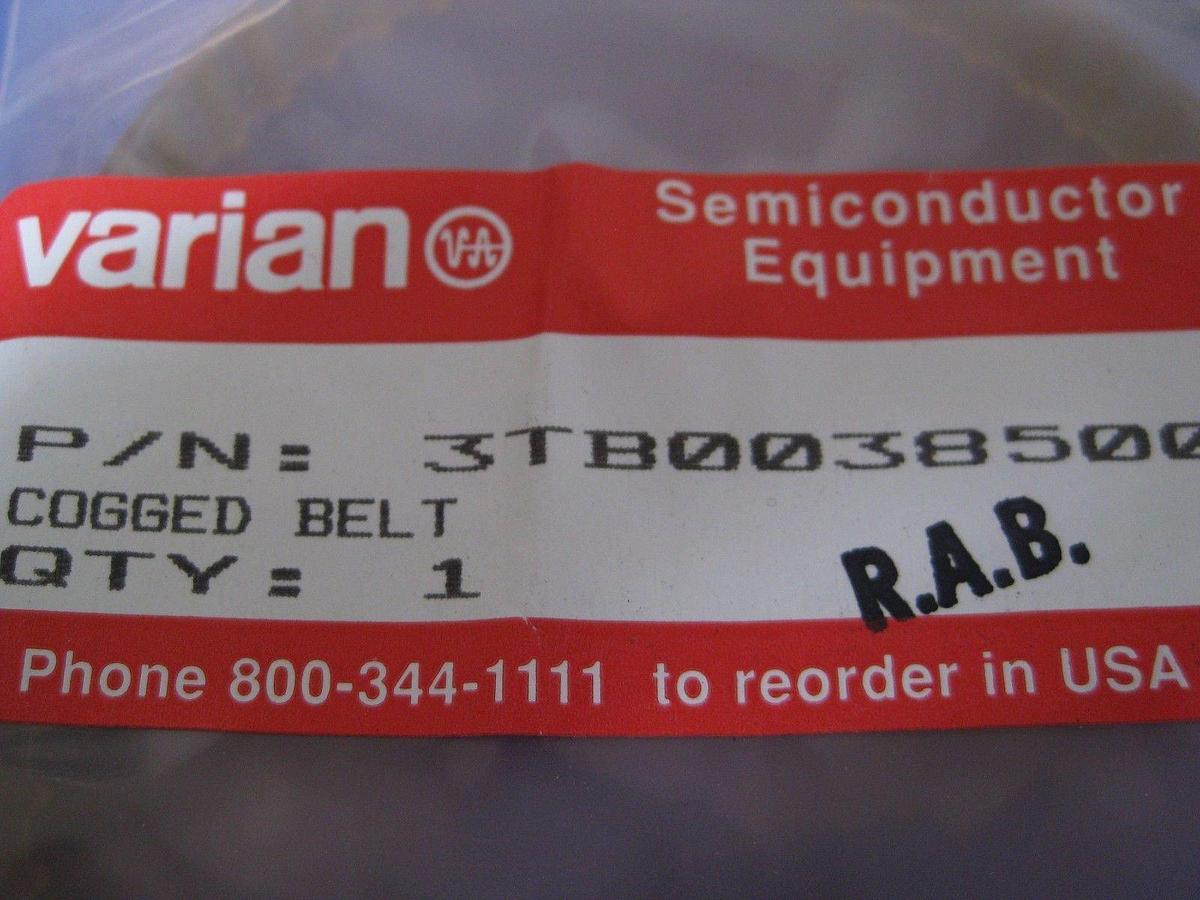 VARIAN 3TB0038500 Cogged Timing Belt, New