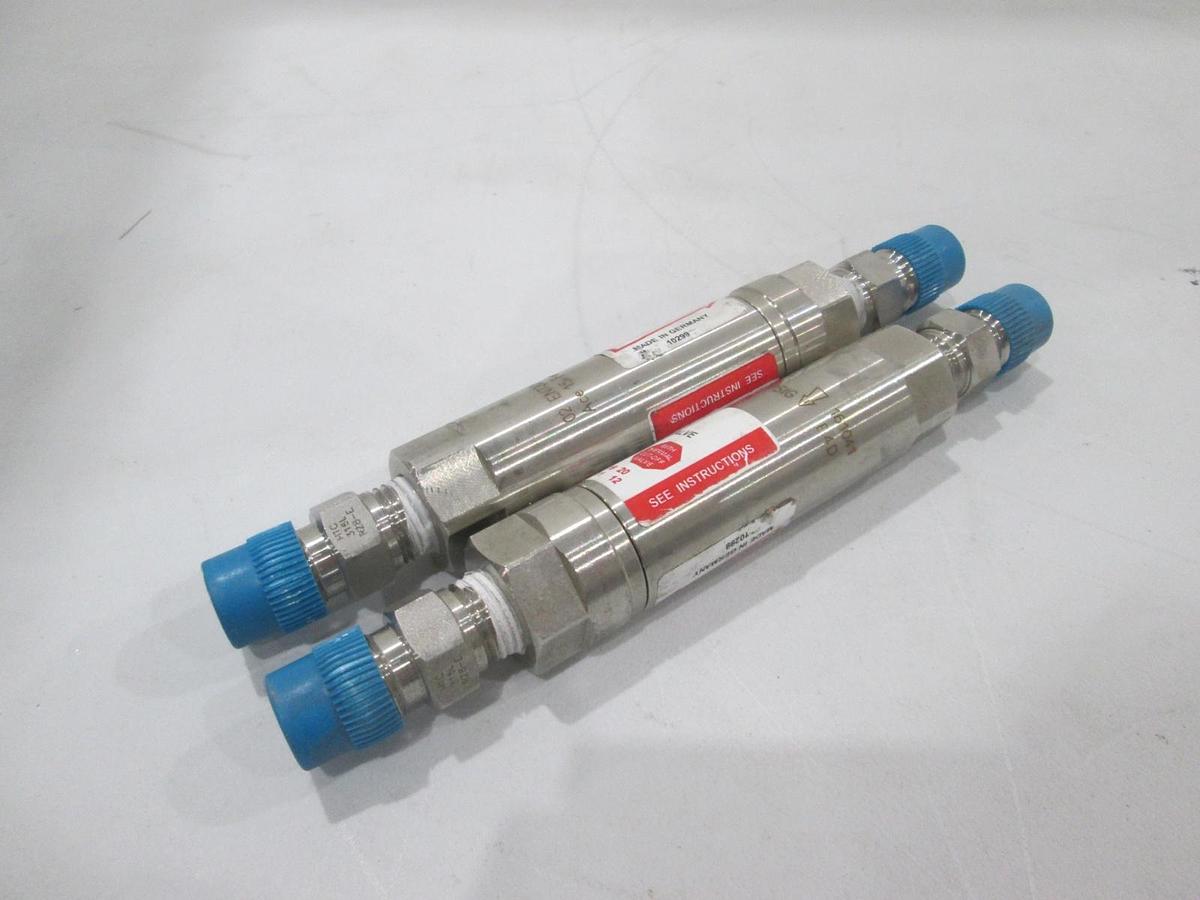 SuperFlash, Flash Arrestor and Check Valve, DGN Stainless Steel, New, Lot of 2