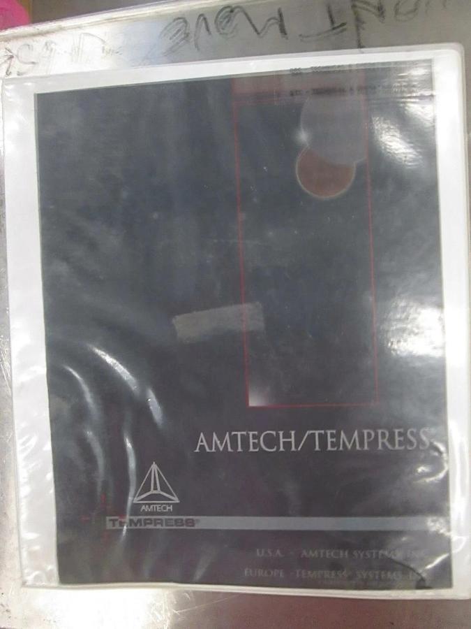 Used Amtech Tempress Digital Process Controller, Technical Manual, Used