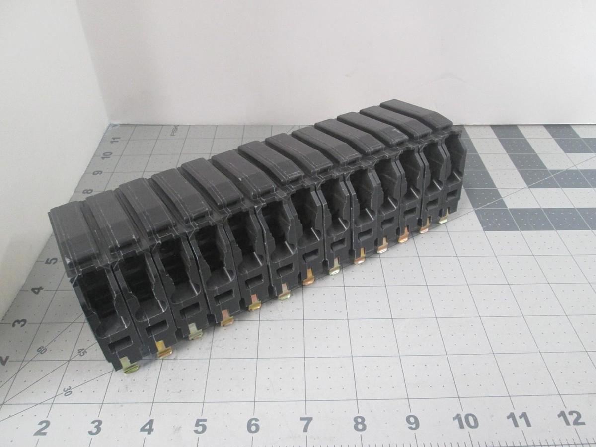 Square D, 1 Pole, Circuit Breaker, 50/60Hz, Used, Lot of 13