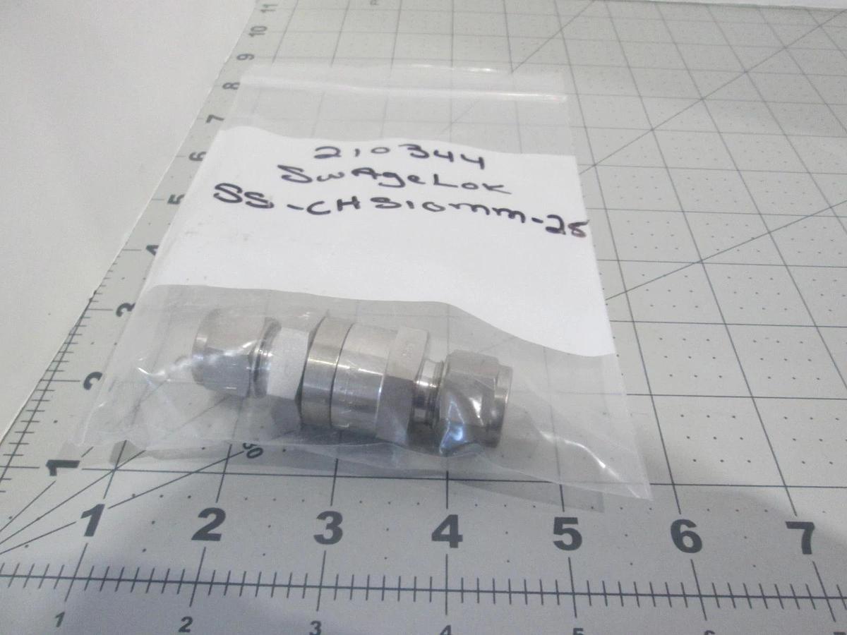Swagelok, SS-CHS10MM-25, Check Valve, 25PSI, New
