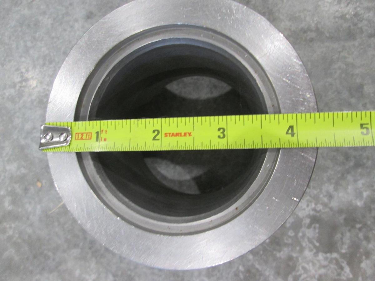 Used 102/75-ISO80 Stainless Steel Adapter w/ Ball Socket, Used