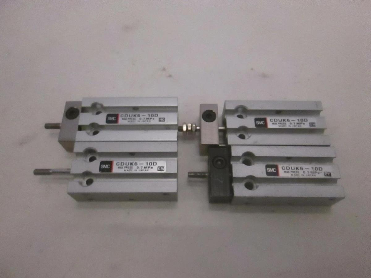 Used SMC, Slide Table, CDUK6-10D, Used, Lot of 4