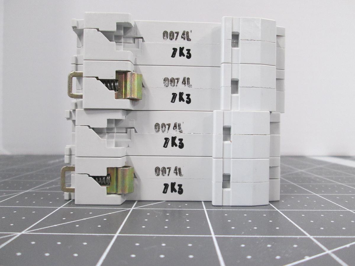 Used ABB, S272-K3A, 2 Pole 3A 277/480VAC K Curve Circuit Breaker Lot of 2