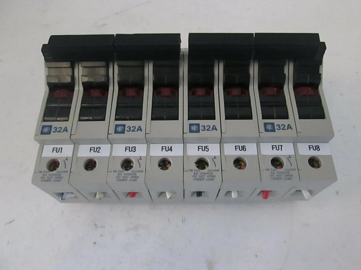 Used Telemecanique Fuse Holder GK1-DD, Used Lot of 8