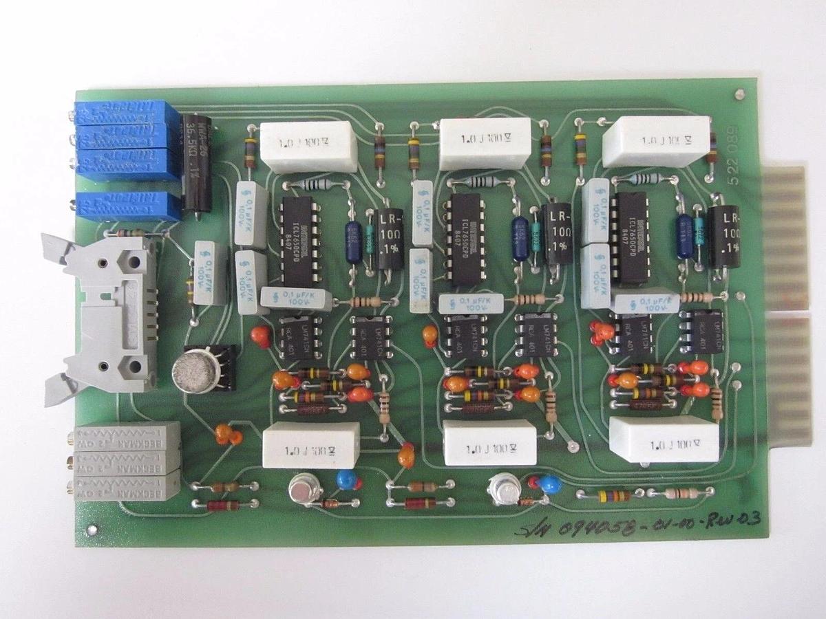 Used Preamp Board/Card 84-6-27, 3 Channel Input, PCB