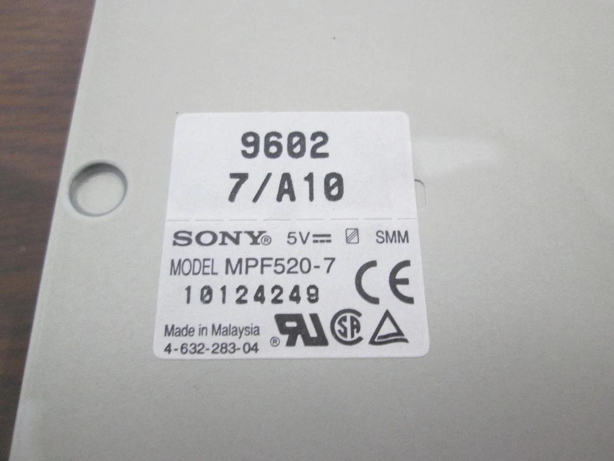 Used Sony, MPF520-7, Internal Disk Drive, 5V, Used