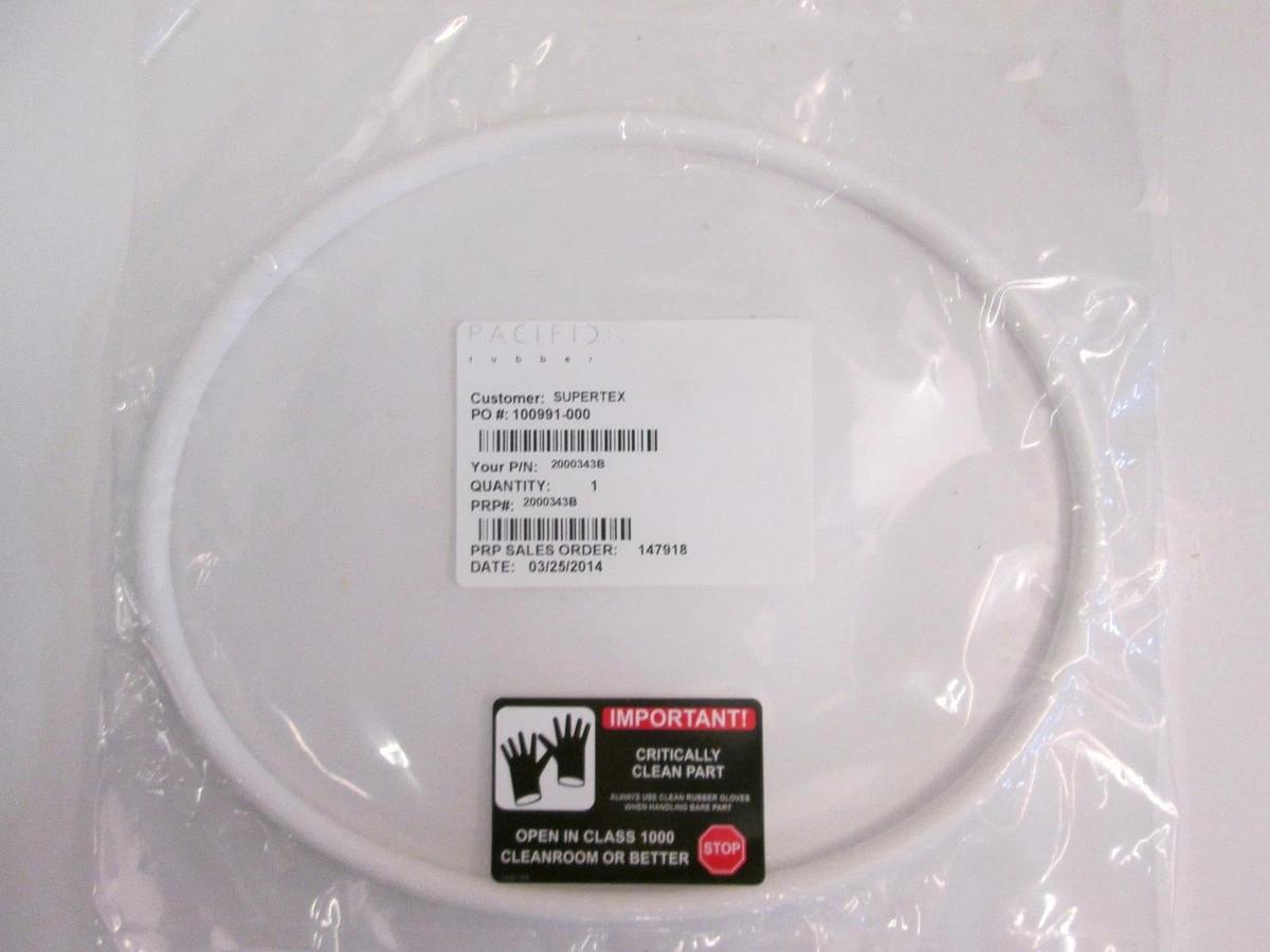 Used Pacific Rubber, 2000343B Silicone White, O-Ring Lot of 115