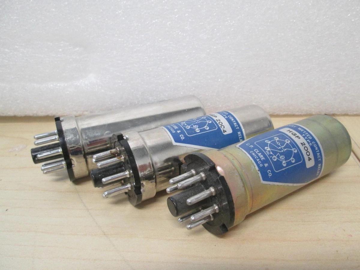 Used C.P. Clare & Co., HGP 2004, Contact Relay, Used, Lot of 3