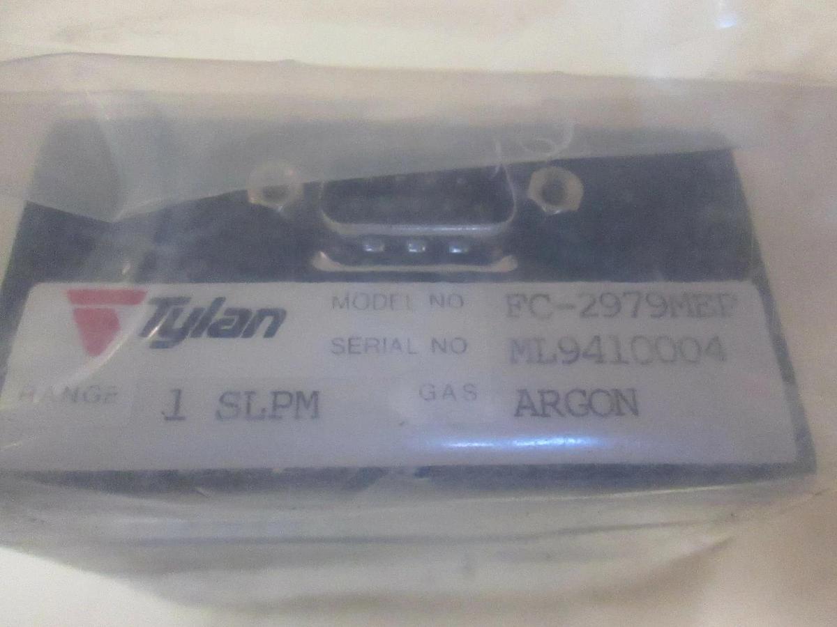 Used Tylan FC-2979MEP, MFC Mass Flow Controller 1 SLPM, Ar, New