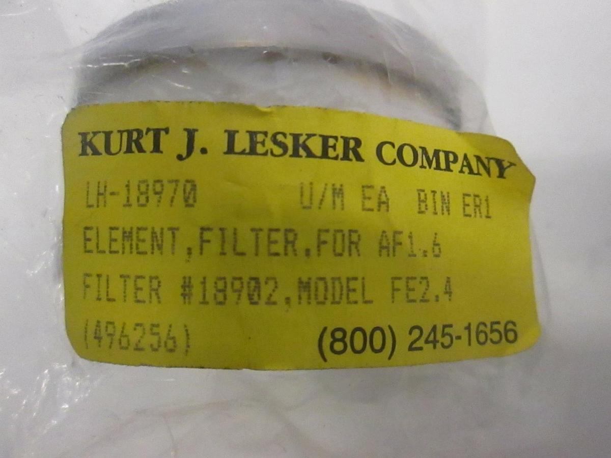 Used Kurt J. Lesker, LH-18970, Element, Filter For AF1.6, New