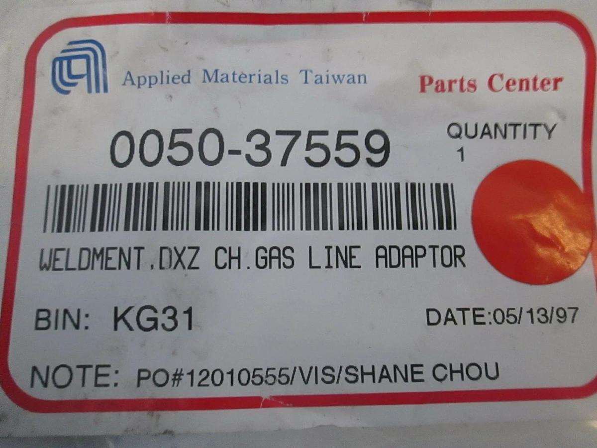 AMAT, 0050-37559, Weldment, DXZ CH. Gas Line Adapter, New