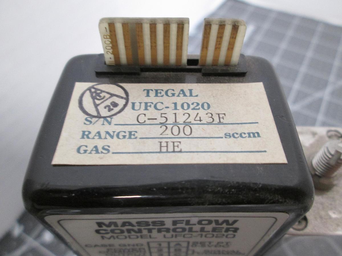 Used Tegal, UFC-1020 200 SCCM He Helium Mass Flow controller MFC