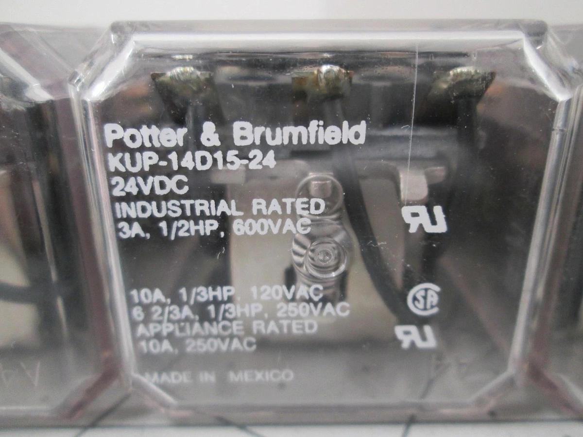 Used Potter & Brumfield, KUP-14D15-24, Power Relay, Used, Lot of 3