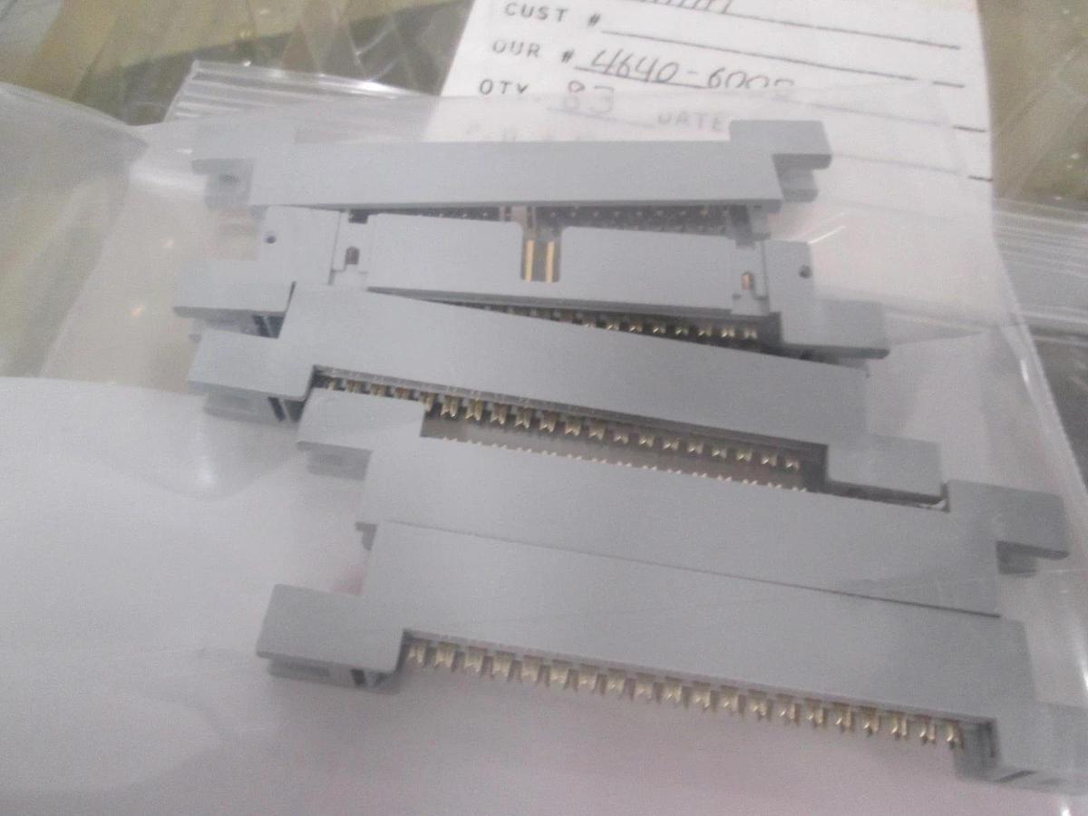 3M, 4640-6000, Wire to Board Plug Connector, 2.54mm, 40 Contacts, New, Lot of 66