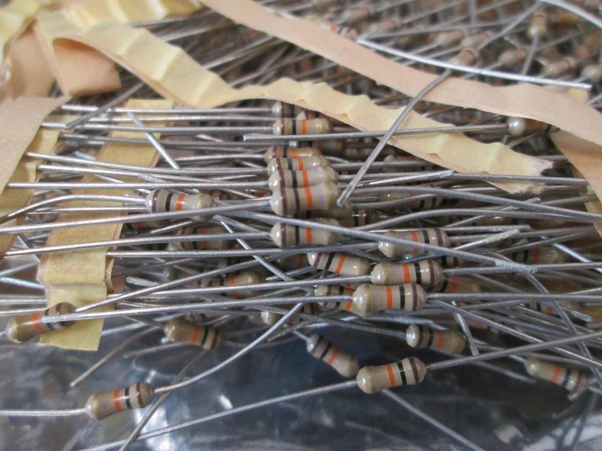 Beckman, Resistor, 10K, 1/4w %5 Carbon Film, New, Lot of 4500
