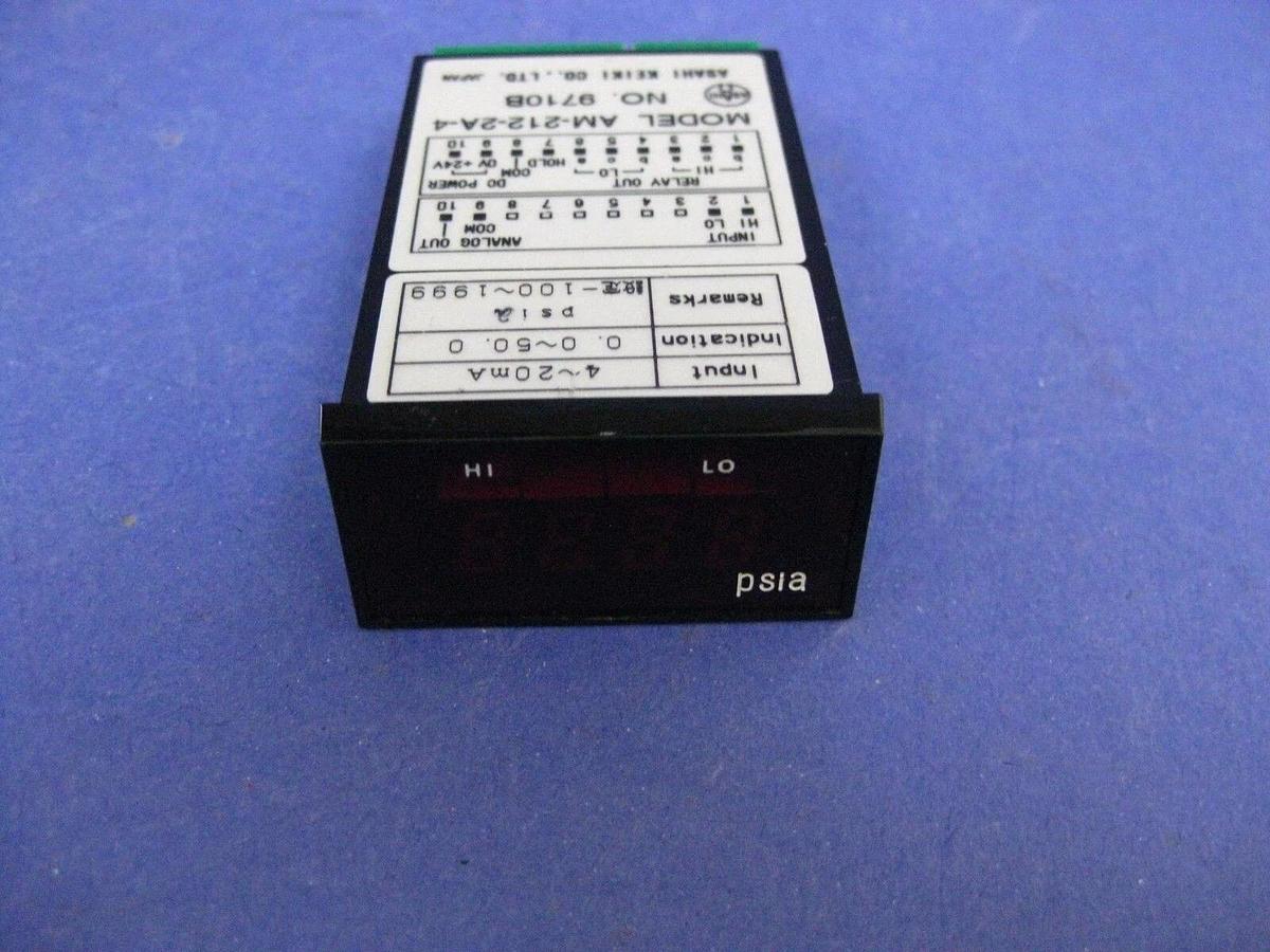 Used Asahi Keiki AM-212-2A-4 Set Point Comparator - Meter Relay, Used