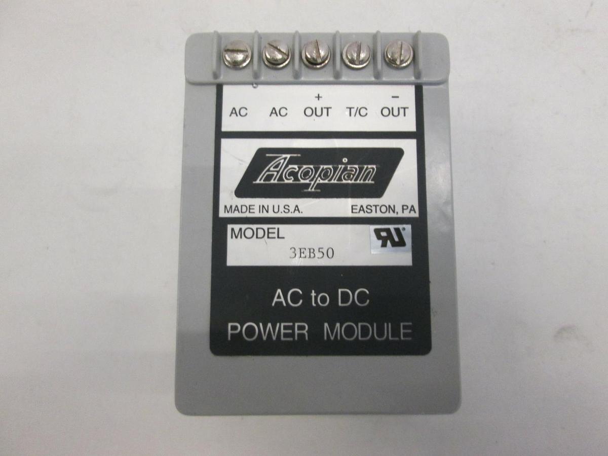 Used Acopian, AC to DC Power Module, 3EB50, Used