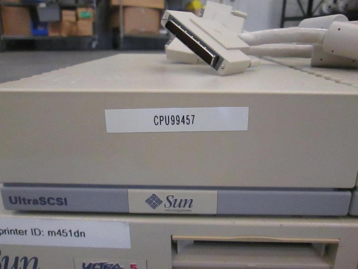 Used Sun Bundle w/ Ultra 5, Keyboard/Mouse, Ultra SCSI and Digital Data Storage,