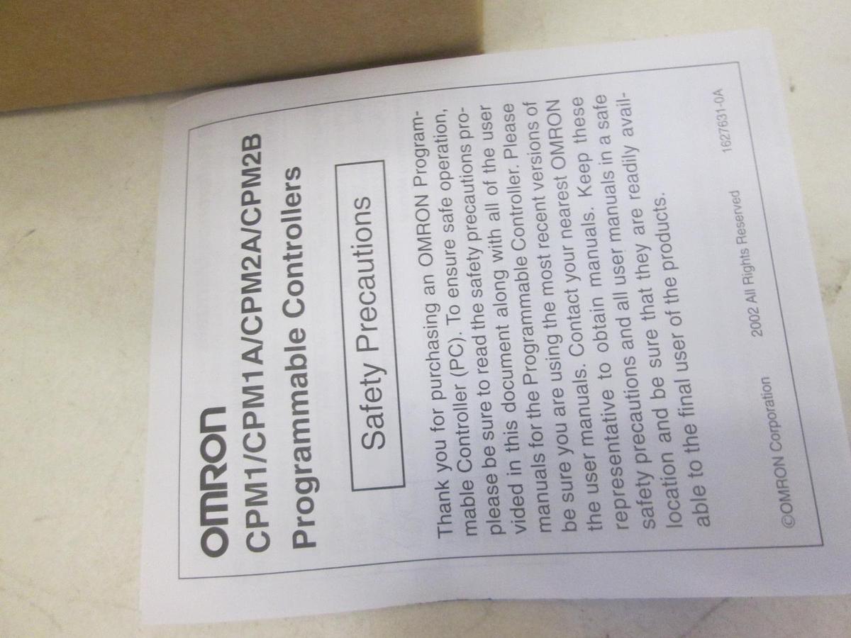 Used Omron, CPM1A-20EDR1, PLC Expansion Module, New