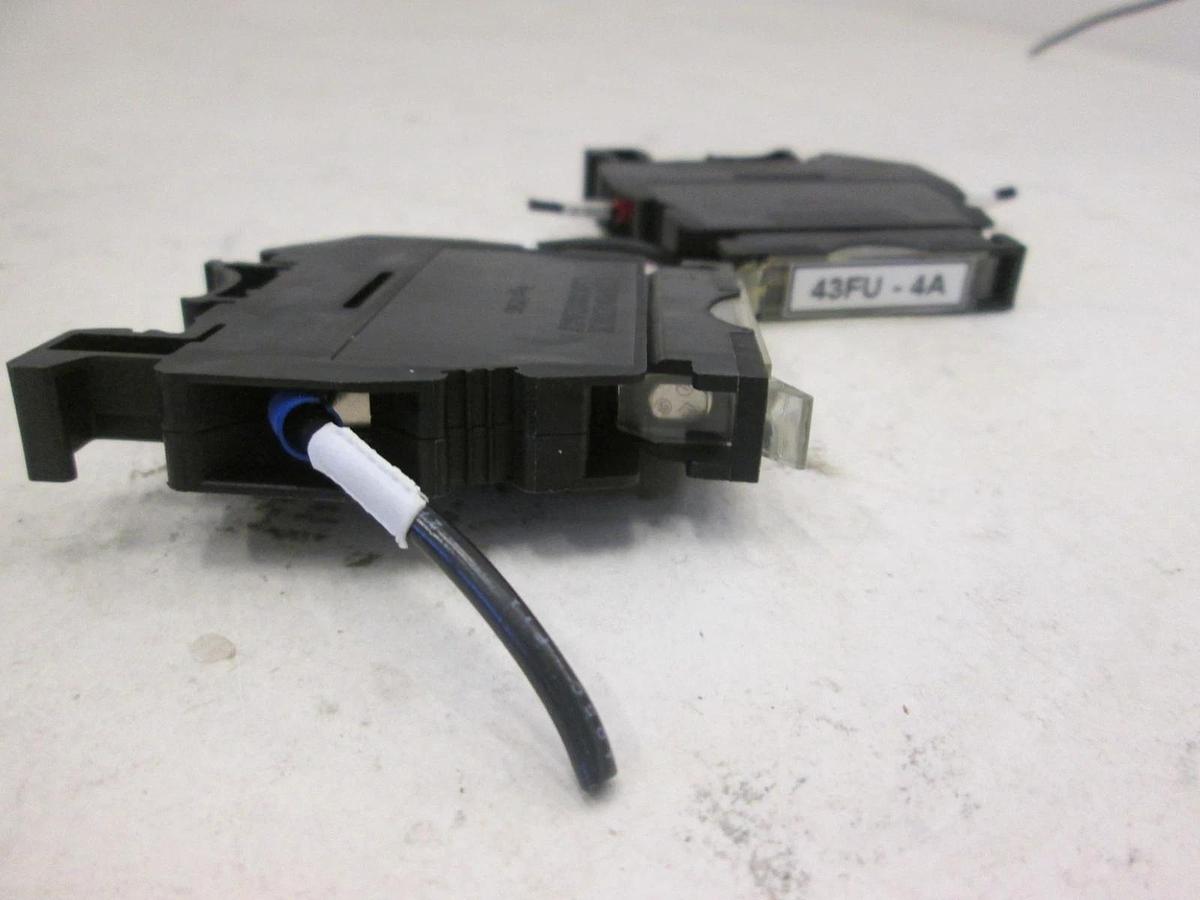 Used Phoenix Contact, Type USIG, Terminal Fuse Block, 4A, Used, Lot of 2