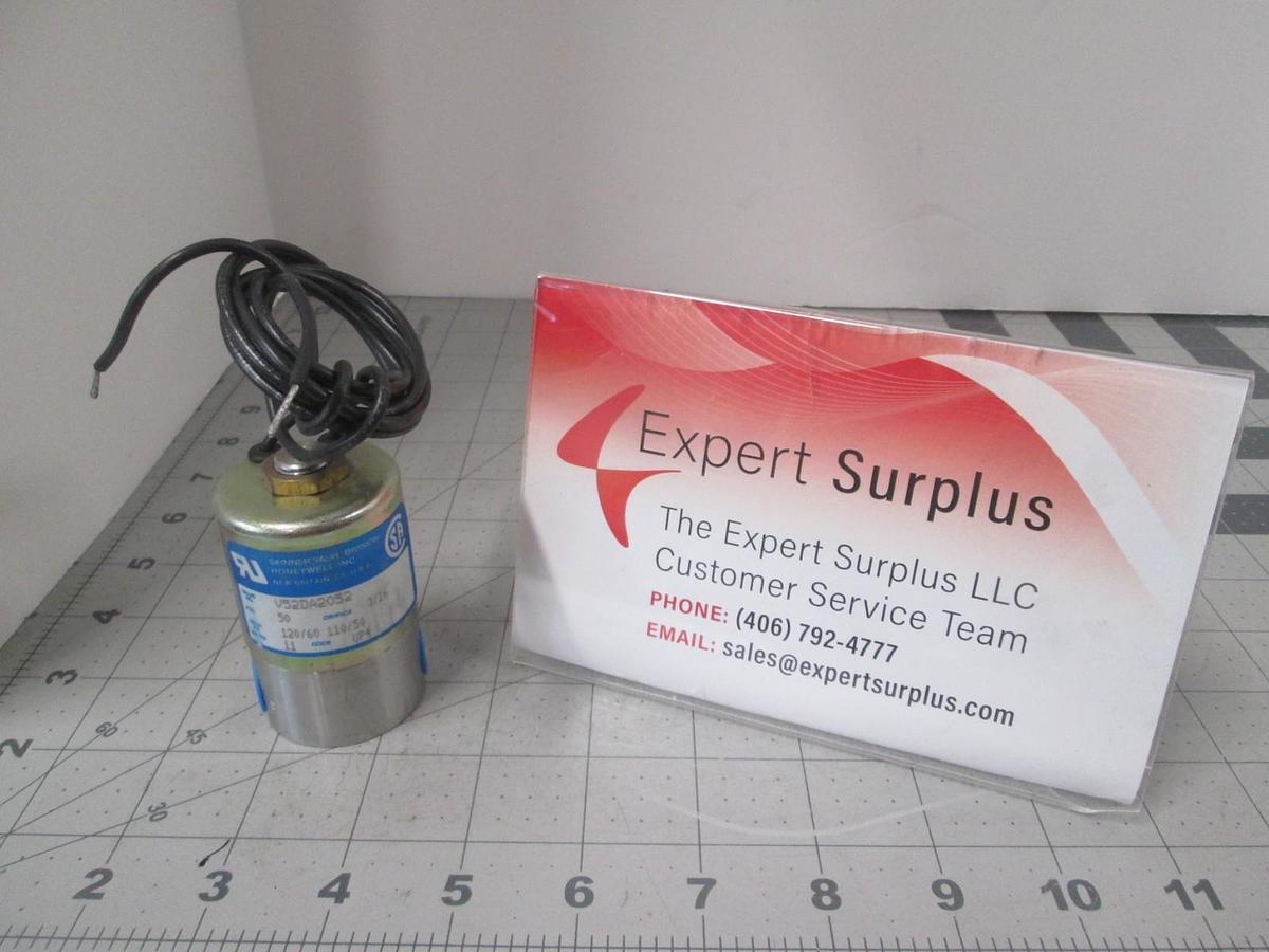 Skinner Honeywell, V52DA2052, Valve, 11W, 50 PSI, 120-60V, 110/50Hz, New