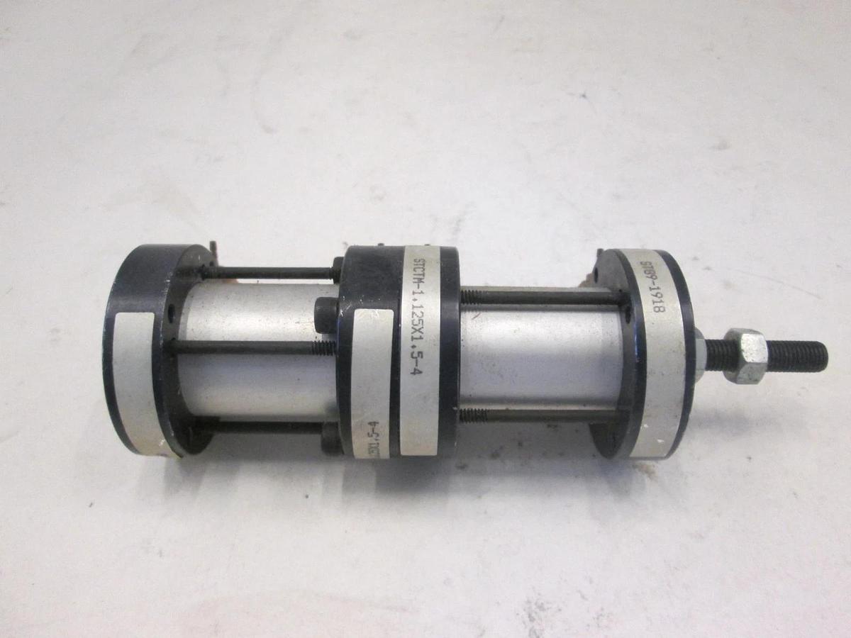 Used Lin-Act, Shor-T Pneumatic Cylinder, ST89-1918 w/ STCTM-1.125X1.5-4, Used
