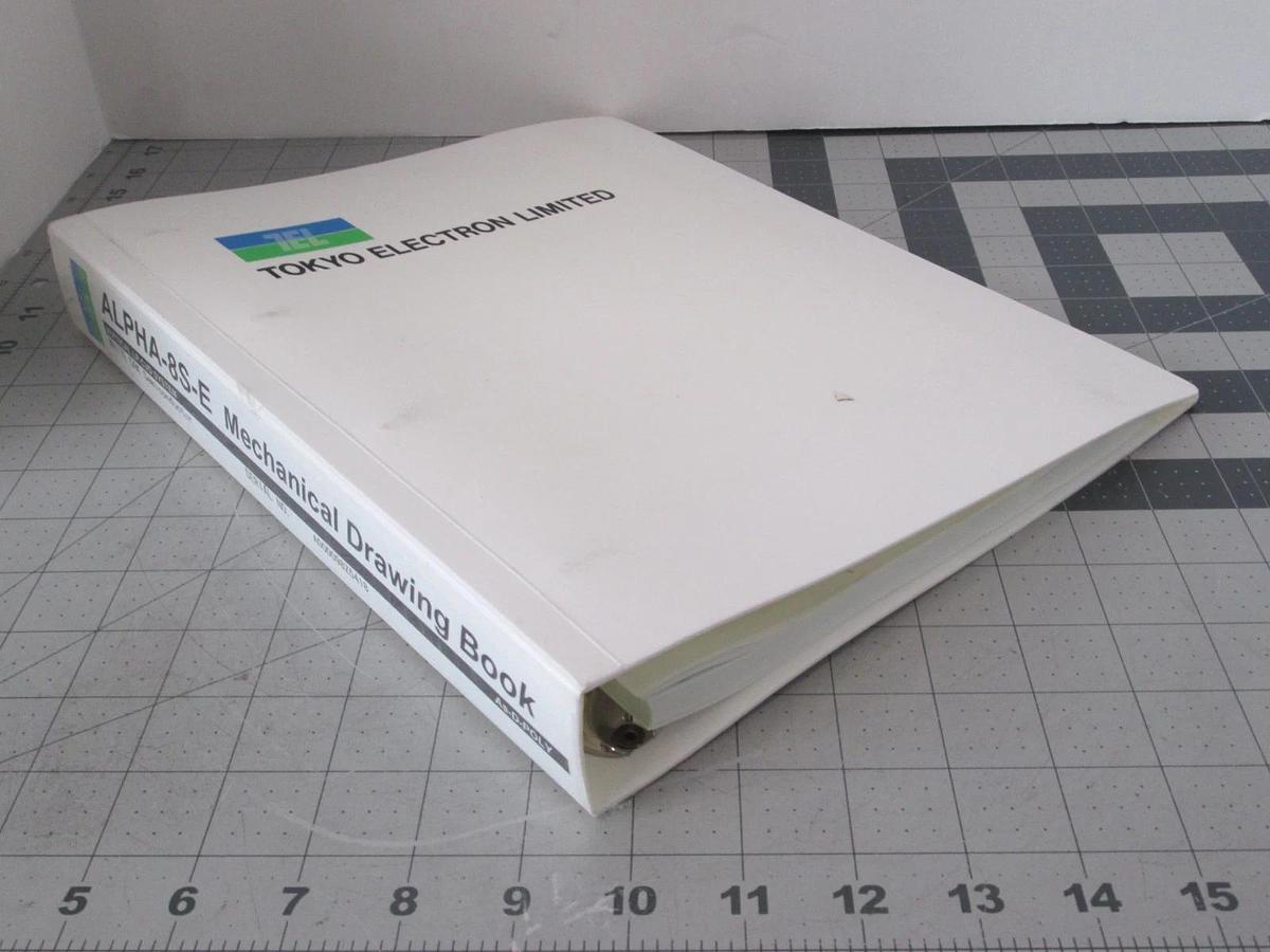 Used TEL Tokyo, ALPHA-8S-E, Mechanical Drawing Book As-D-POLY, Used