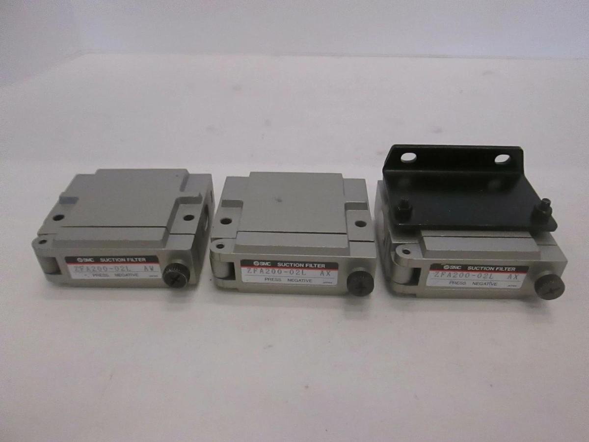 Used SMC, Suction Filter, ZFA200-02L, Used, Lot of 3