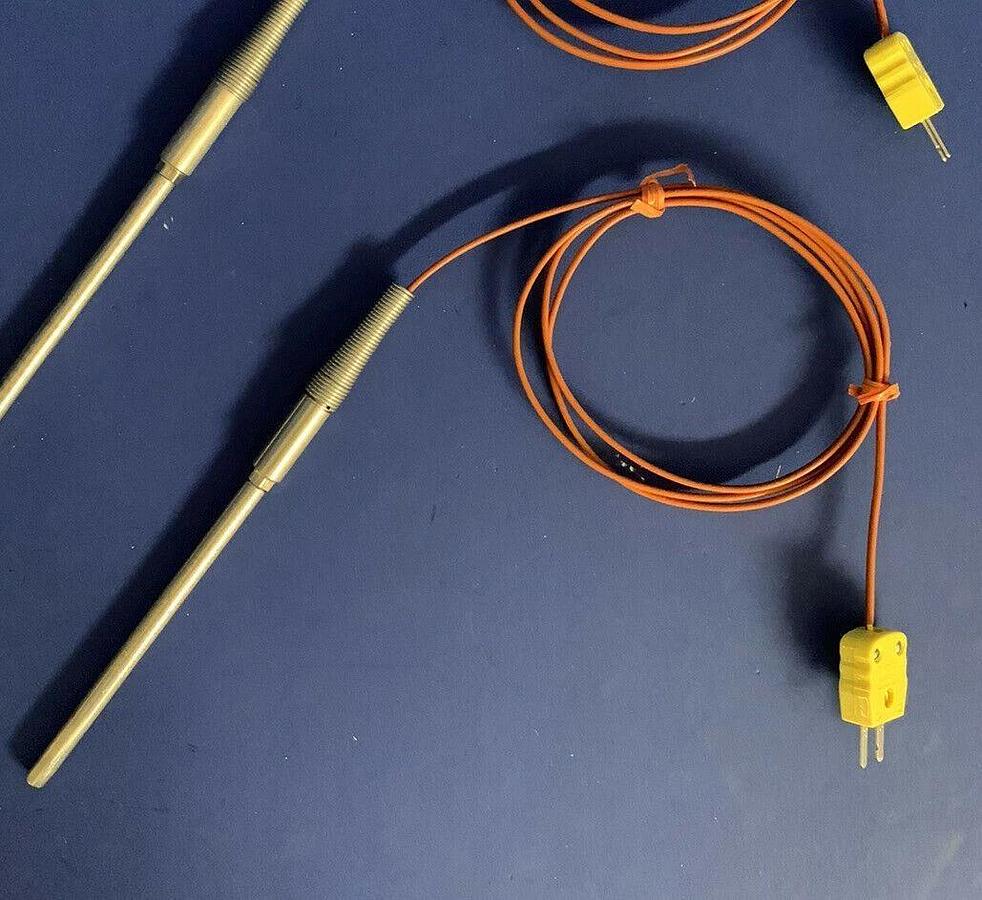 Omega Type K Thermocouple Probe w/ Connector, New