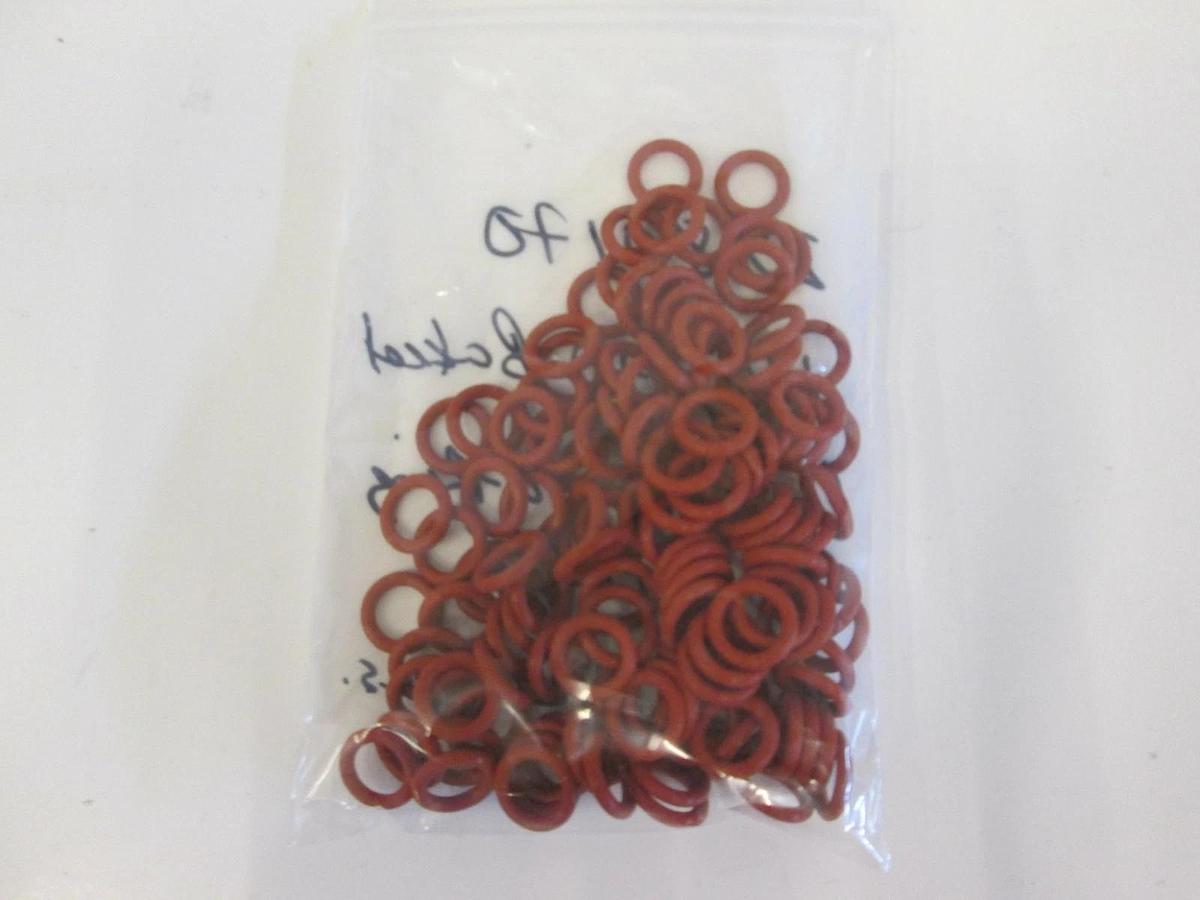 Pacific Rubber, 2280170, Silicone Baked Red 110S70, O-Ring Lot of 122