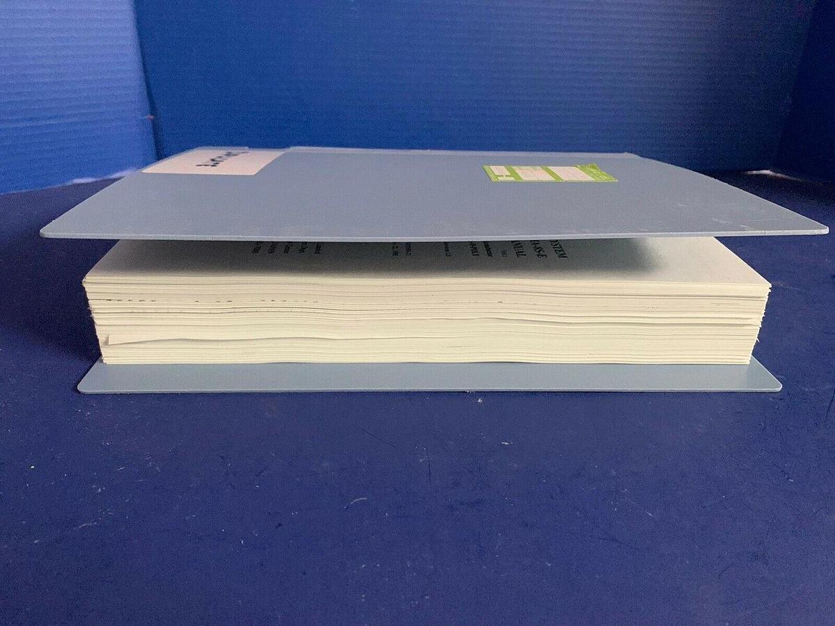 Used Tokyo Electron ALPHA-8S-E Vertical LP-CVD As-D-POLY O.E.M. Manual Volume 1, Used