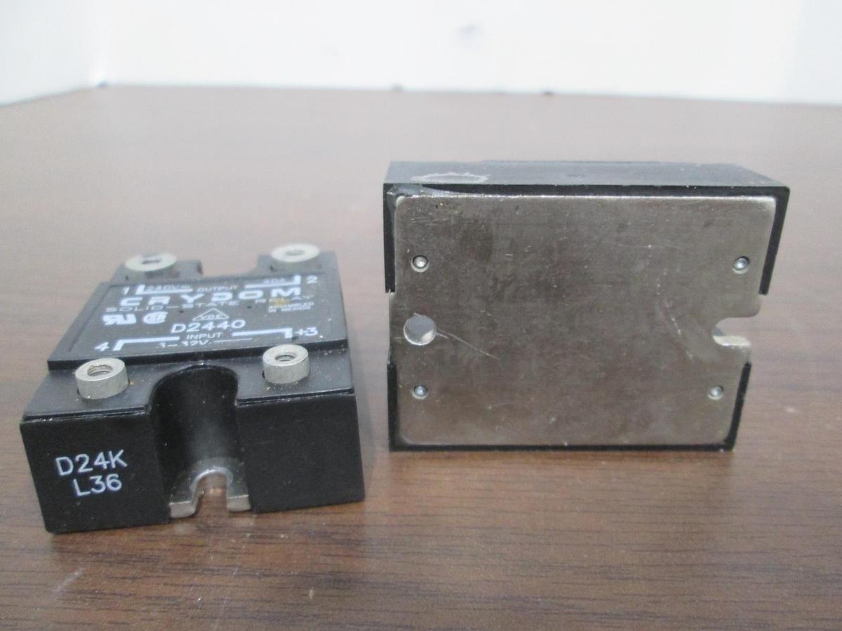 Used Crydom, D2440, Solid State Relay, Used, Lot of 2