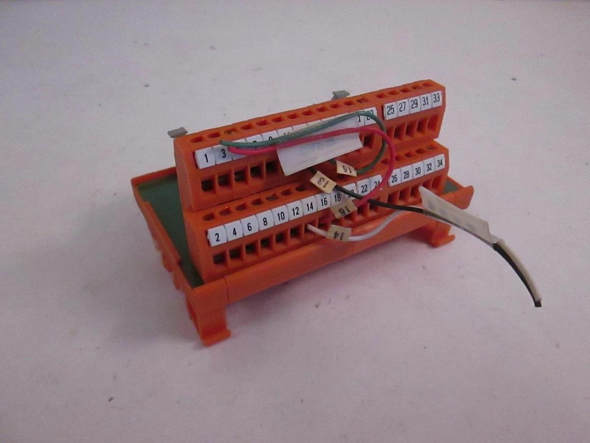 Used Wago 34 Pin Discrete Breakout Interface Assy, Used