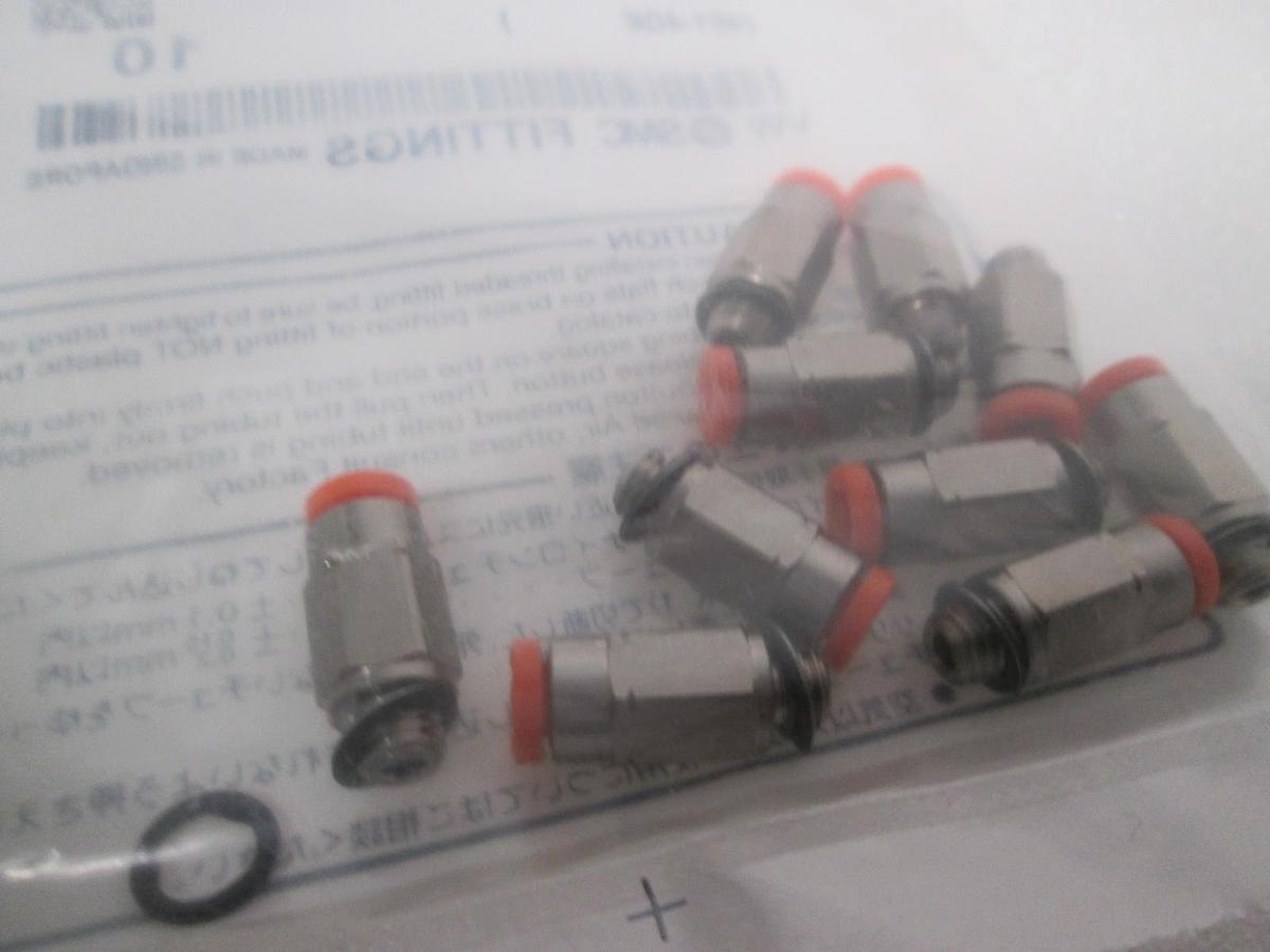 SMC, KQ2H01-32N, 1/8" Tube- 10/32, One Touch Union, New, Lot of 20