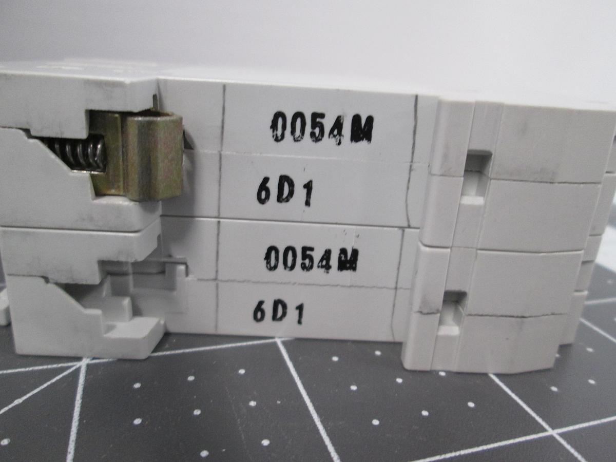 Used ABB, S262-D1, 1A 2 Pole 400VAC type D Circuit Breaker DIN Rail Used