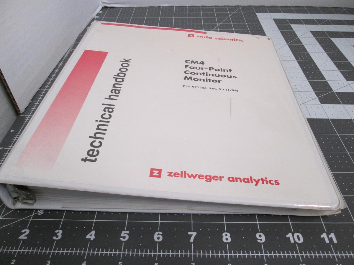 Used Zellweger Analytics, CM4 Four-Points Continuous Monitor Tech Manual 971305