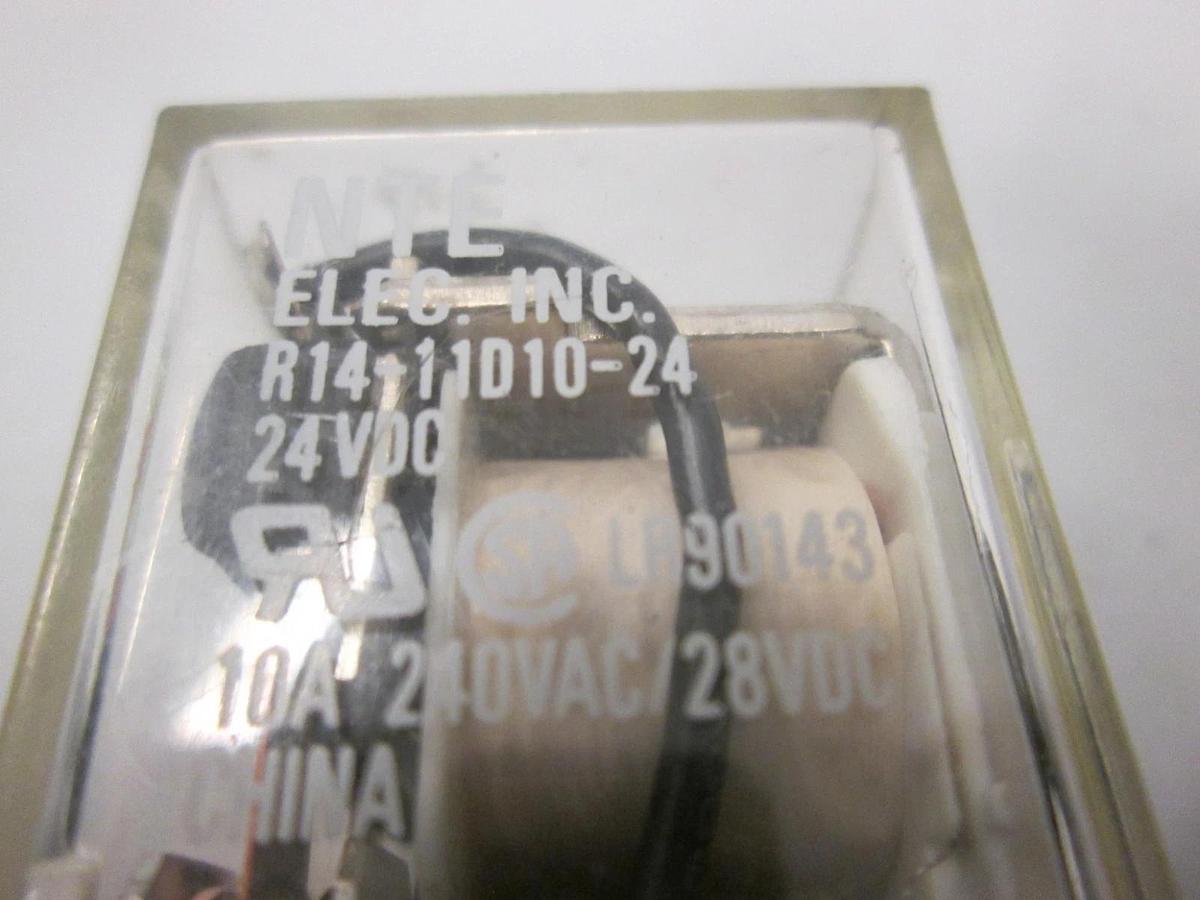 Used NTE Electronics, R14-11D10-24, Relay, 24VDC, Used