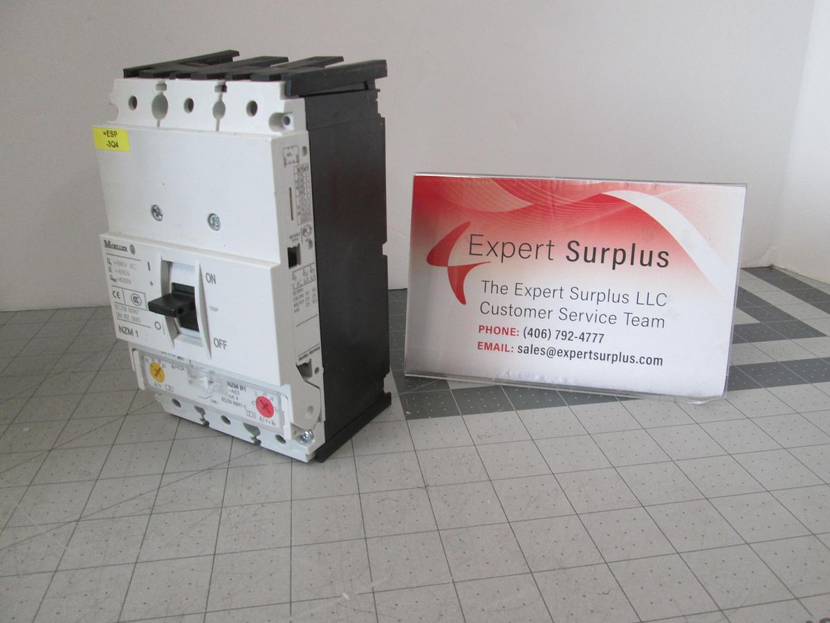 Used Eaton Moeller, NZMB1-A63 NZM1 63A, 3 Pole 690V, Molded Case Circuit Breaker