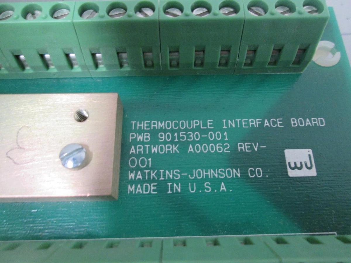 Watkins Johnson, 901531-001V, Thermocouple Interface PCB Assy, New