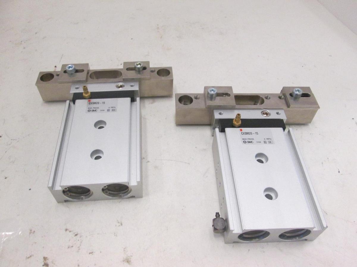 Used SMC, Cylinder Slide, CXSM20-15, Used, Lot of 2