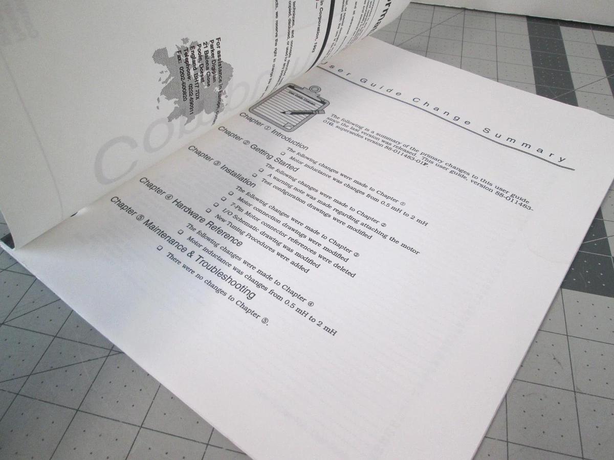 Used Parker, Compumotor S Drive User Guide, Used