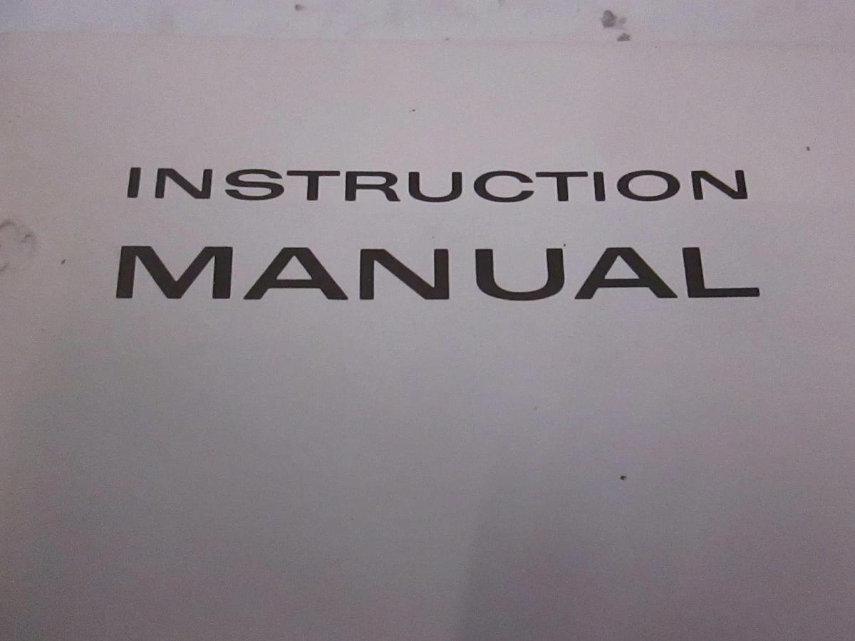 Used Tectronix Type 321A Oscilloscope Instruction Manual, Used