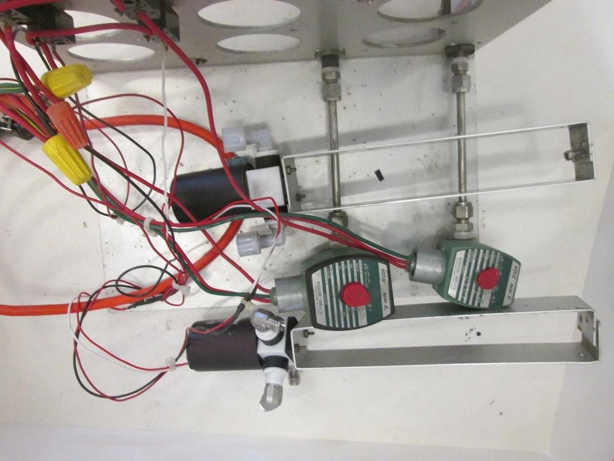Used Oxidation Furnace for N2/ O2 Gas Flowmeter Panel w/ Solenoid Valves, Used