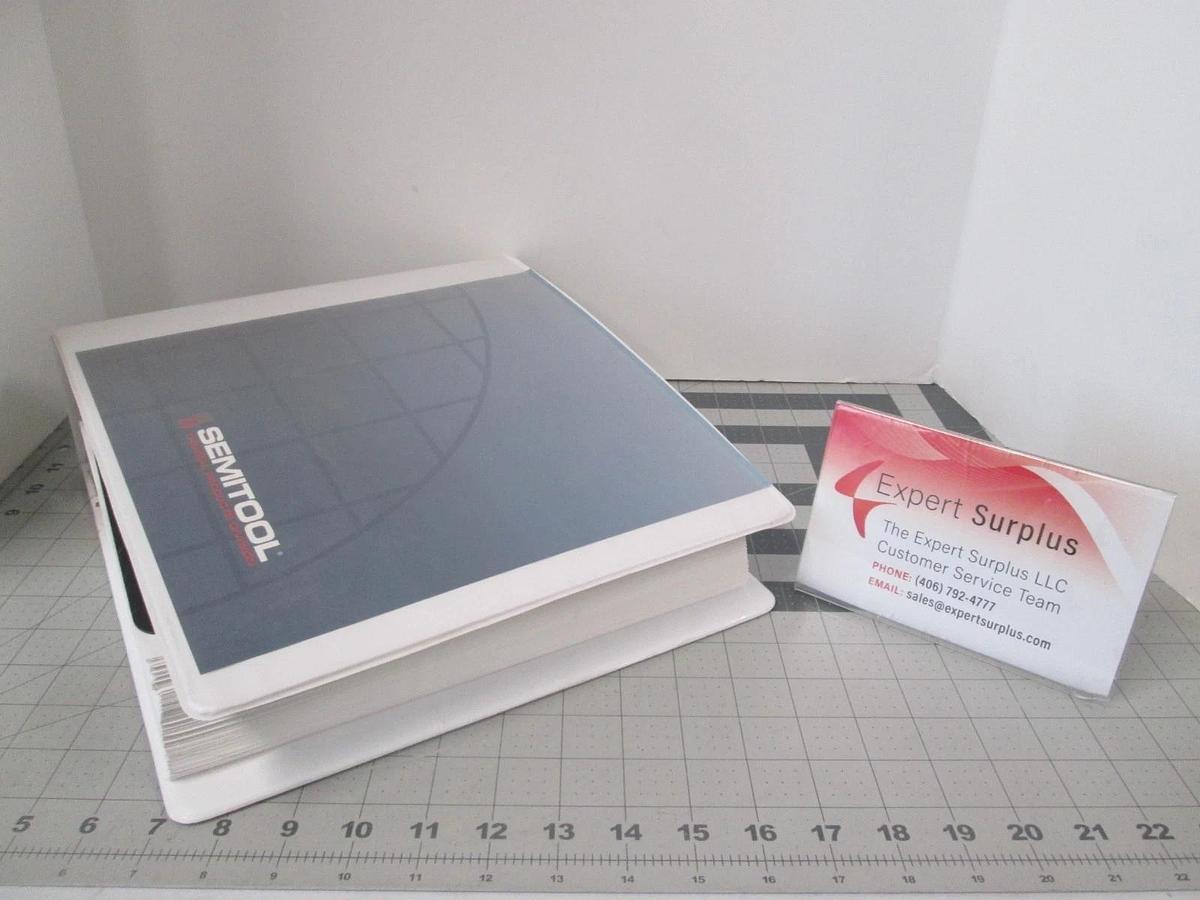 Used Semitool, GEM/SECS 2, 108446,-7,-8, Volume 4, User Manual, Used