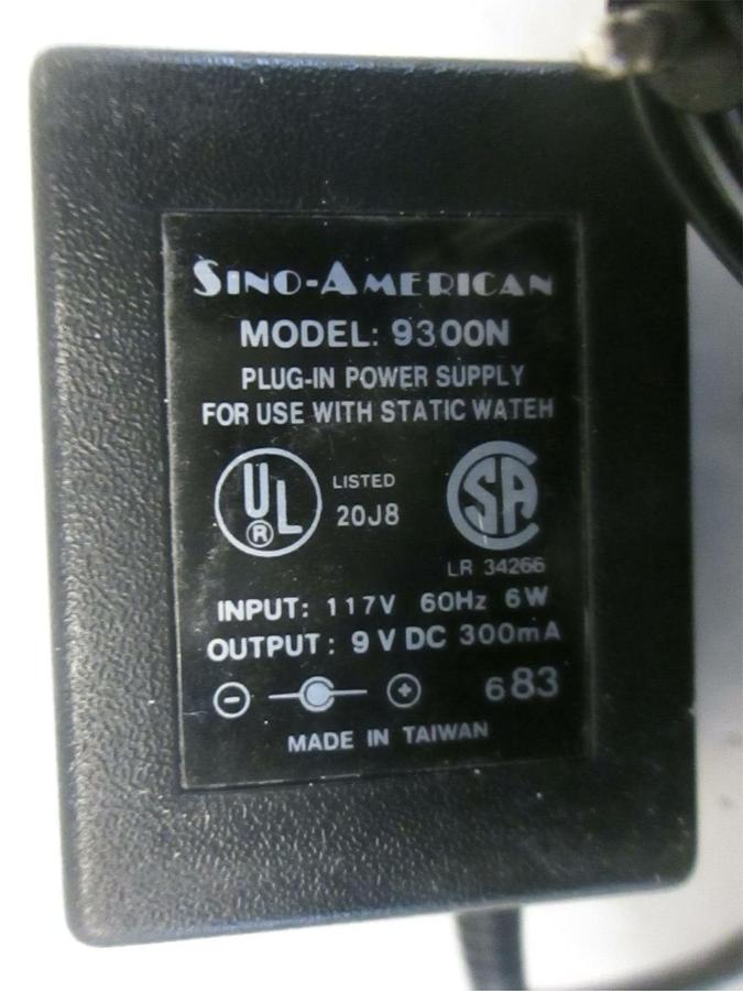 Used Sino-American, 9300N, Plug In Power Supply, Used