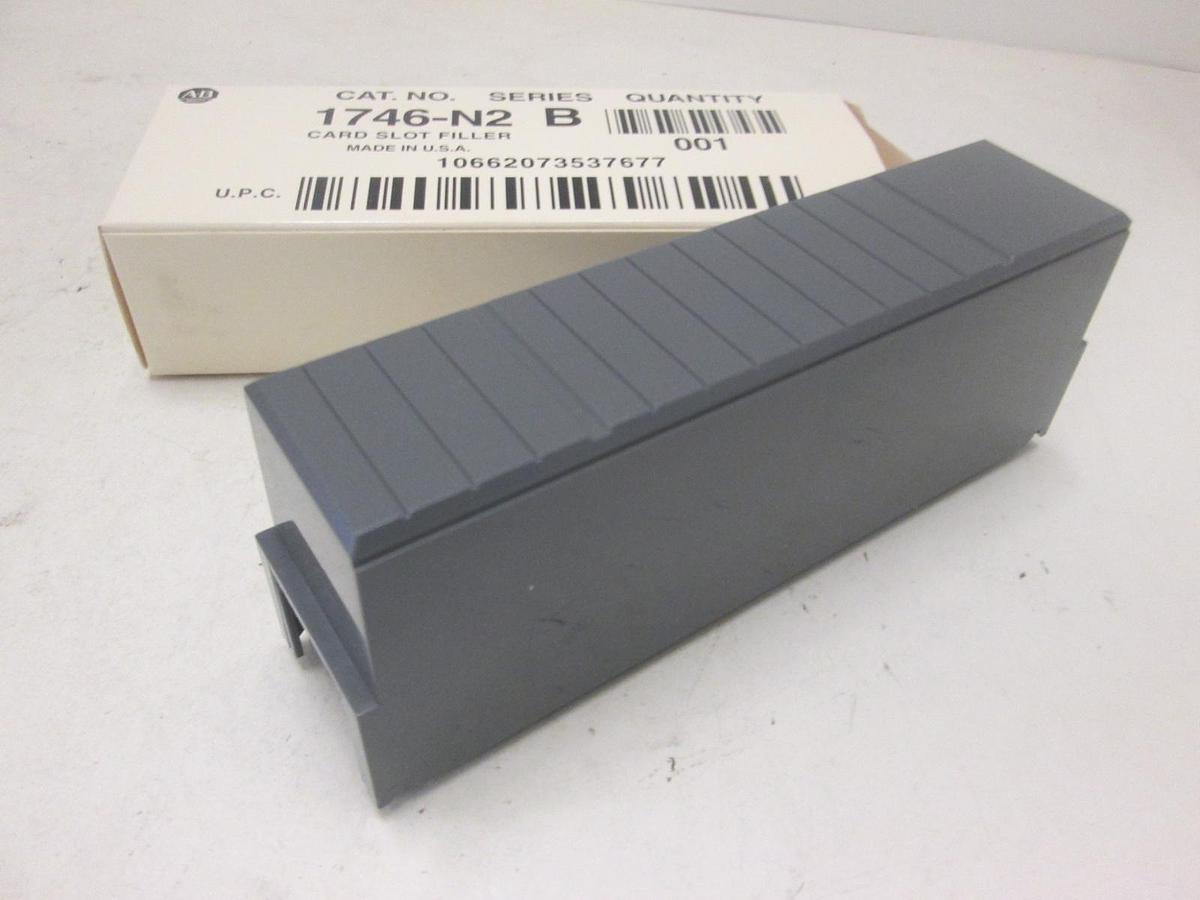 Used Allen Bradley, 1746-N2 V, PLC SLOT FILLER MODULAR CARD, New