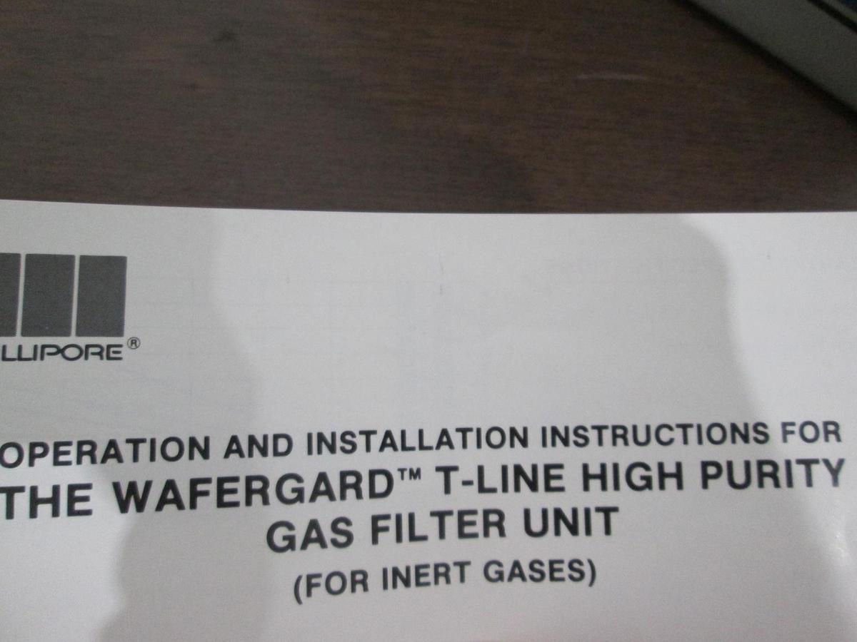 Millipore, YY50 005 10, Wafergard T-Line High Purity Gas Filter Unit, New